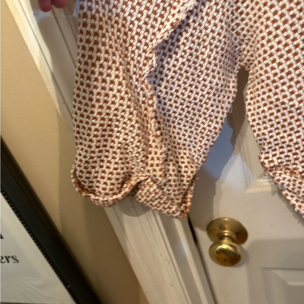 Umgee Brown and Cream Knit Sweater - Picture 2 of 4